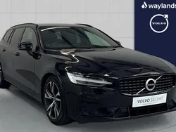 Black Used 2022 Volvo V60 R-Design Estate | £26,301 (Fair price)