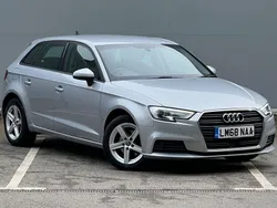 Silver Used 2018 Audi A3 Sportback Hatchback | £10,495 (Expensive)