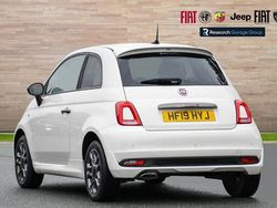 White Used 2019 Fiat 500 S Hatchback | £7,196 (Fair price)