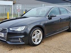 Black Used 2017 Audi A4 S-Line Sedan | £8,750 (Fair price)