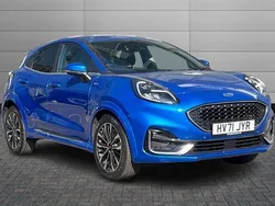 Blue Used 2021 Ford Puma ST-Line Hatchback | £17,800 (Fair price)