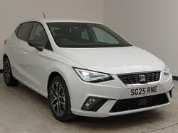 White New 2025 Seat Ibiza XCELLENCE Hatchback | £18,998 (Good price)