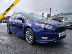 Blue Used 2018 Ford Focus ST-Line Hatchback | £4,495 (Good price)
