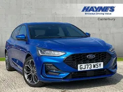 Blue Used 2023 Ford Focus ST-Line X Hatchback | £17,495 (Fair price)