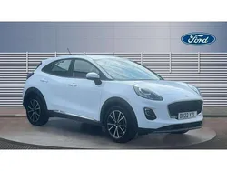White Used 2022 Ford Puma Titanium SUV | £15,566 (Good price)