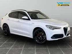 White Used 2021 Alfa Romeo Stelvio Veloce SUV | £24,995 (Expensive)