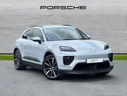 Dolomite silver metallic New 2024 Porsche Macan 4 Electric SUV | £68,500