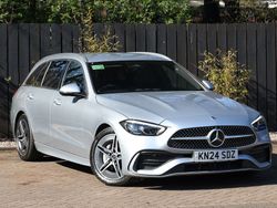 Silver Used 2024 Mercedes C200 AMG line Estate | £28,998 (Good price)