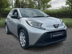 Silver Used 2023 Toyota Aygo PURE Hatchback | £13,295 (Fair price)