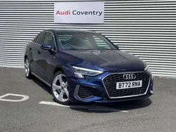 Navarra blue Used 2022 Audi A3 S-Line Sedan | £20,990 (Fair price)