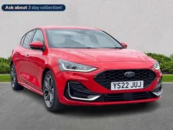 Red Used 2022 Ford Focus ST-Line Hatchback | £16,538 (Fair price)