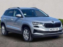 Brilliant silver metallic Used 2025 Skoda Karoq SE SUV | £24,385 (Expensive)
