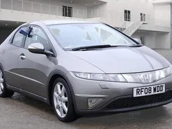 Grey Used 2008 Honda Civic EX Hatchback | £2,999 (Fair price)