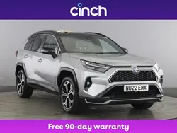Silver Used 2022 Toyota RAV4 Hybrid SUV | £23,499 (A bit pricey)
