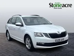 White Used 2020 Skoda Octavia SE Technology Estate | £10,590 (Super price)