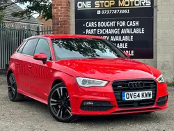 Red Used 2014 Audi A3 Sportback S-Line Hatchback | £5,995 (Good price)