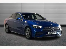Blue Used 2024 Mercedes C200 AMG line Sedan | £34,250 (A bit pricey)