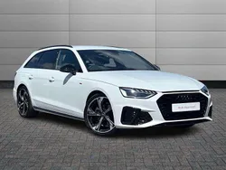 White Used 2024 Audi A4 Black Edition Estate | £34,590 (Expensive)