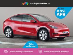 Red Used 2024 Tesla Model Y Long Range AWD SUV | £30,997 (Fair price)