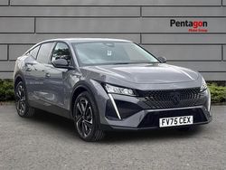 Grey New 2025 Peugeot 408 Allure Sedan | £22,995 (Expensive)