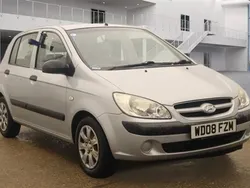 Silver Used 2008 Hyundai Getz Hatchback | £1,899 (Fair price)