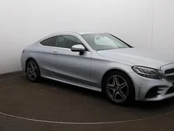 Silver Used 2022 Mercedes C200 AMG line Coupe | £23,000 (Good price)