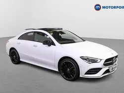 White Used 2023 Mercedes CLA250e AMG Line Premium Sedan | £30,199 (Expensive)