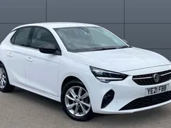 White Used 2021 Vauxhall Corsa Elite Hatchback | £12,109 (Fair price)