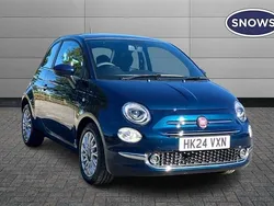Blue Used 2024 Fiat 500 Hatchback | £12,321 (A bit pricey)