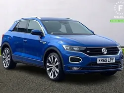 Blue Used 2019 VW T-Roc R-line SUV | £19,899 (Good price)