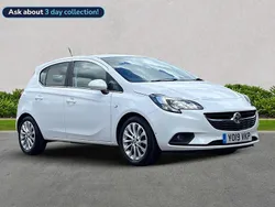 White Used 2019 Vauxhall Corsa Hatchback | £12,799 (Fair price)