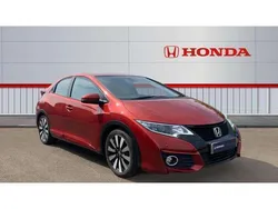Red Used 2016 Honda Civic SE Plus Hatchback | £10,995 (Fair price)