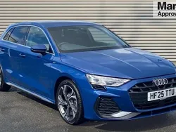 Blue New 2025 Audi A3 S-Line Hatchback | £29,690 (Fair price)