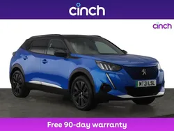 Blue Used 2021 Peugeot e-2008 Premium SUV | £10,499 (Fair price)