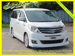 White Used 2012 Toyota Alphard Aero MPV | £15,500 (Fair price)