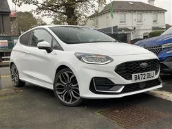 White Used 2022 Ford Fiesta ST-Line Hatchback | £15,600 (A bit pricey)