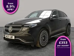Black Used 2022 Mercedes EQC400 AMG line SUV | £24,177 (Fair price)