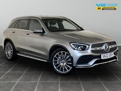 Silver Used 2022 Mercedes GLC220 AMG line SUV | £23,495 (Good price)