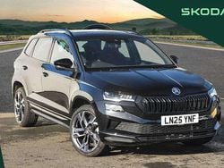 Black magic pearl effect Used 2025 Skoda Karoq SportLine SUV | £30,995 (A bit pricey)