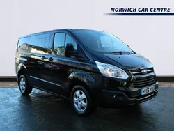 Black Used 2016 Ford Transit Custom Limited Van | £15,995 (Expensive)