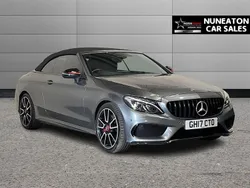 Grey Used 2017 Mercedes C43 AMG Premium Plus Cabriolet | £23,300 (Fair price)