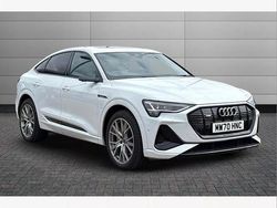 White Used 2020 Audi e-tron Sportback Comfort SUV | £25,590 (Good price)