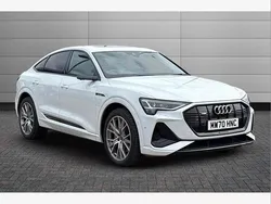 White Used 2020 Audi e-tron Sportback Comfort SUV | £27,495 (A bit pricey)