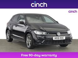 Black Used 2021 VW Polo R-line Hatchback | £15,299 (Fair price)