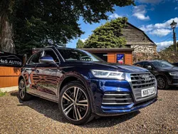 Blue Used 2017 Audi Q5 S-Line SUV | £20,350 (Fair price)