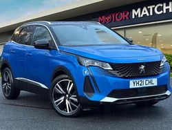 Blue Used 2021 Peugeot 3008 Premium SUV | £15,607 (Fair price)