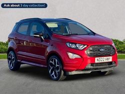 Red Used 2022 Ford Ecosport ST-Line SUV | £12,383 (Fair price)