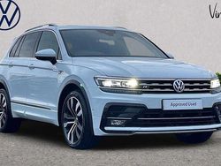White Used 2020 VW Tiguan R-line SUV | £25,400 (A bit pricey)