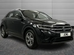 Black Used 2022 VW T-Roc R-line SUV | £22,495 (Fair price)