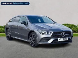 Grey Used 2023 Mercedes CLA250e AMG Line Premium Sedan | £23,499 (Fair price)
